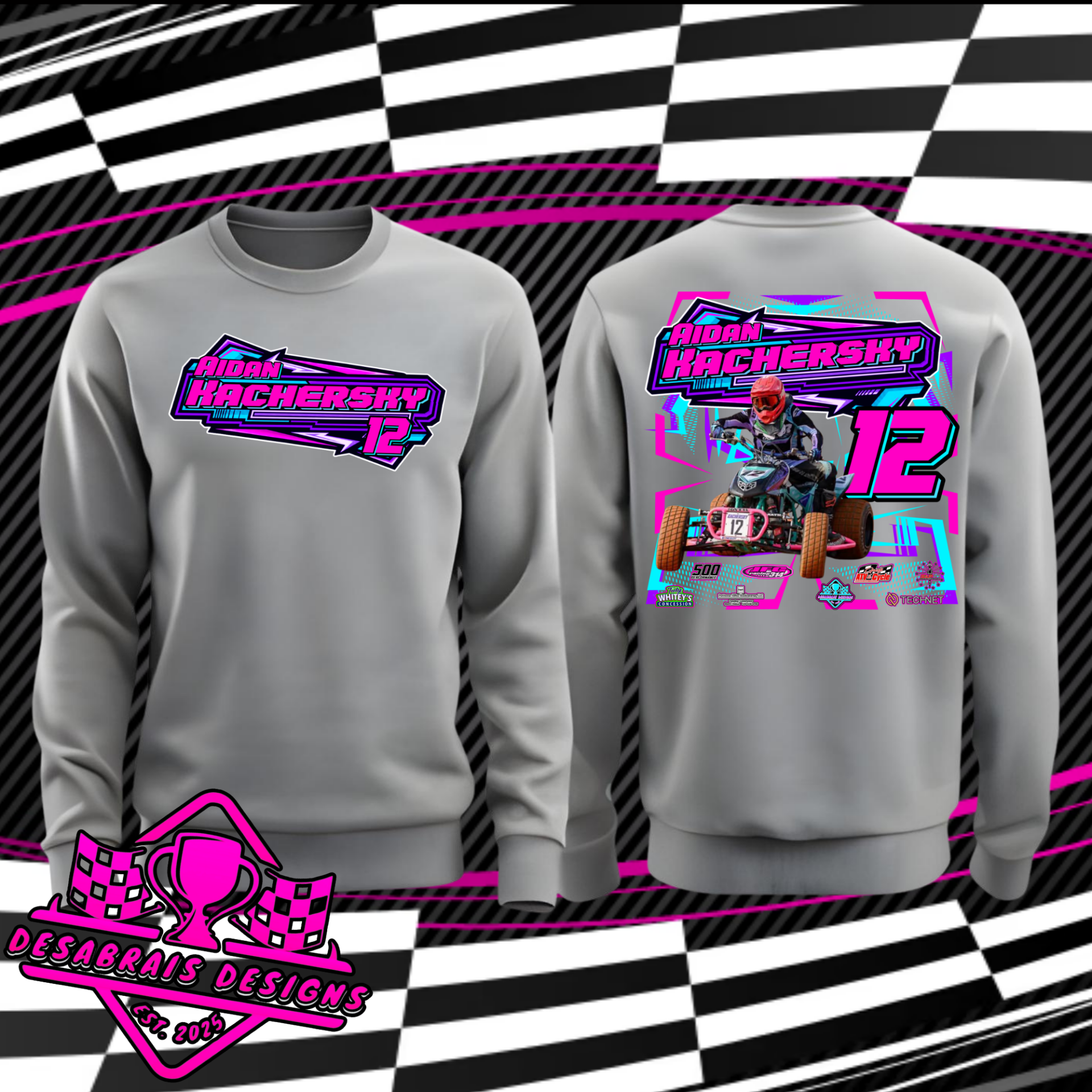Aidan Kachersky Plus Size Crew Neck