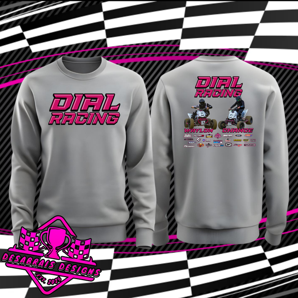 Dial Racing Plus Size Crew Neck