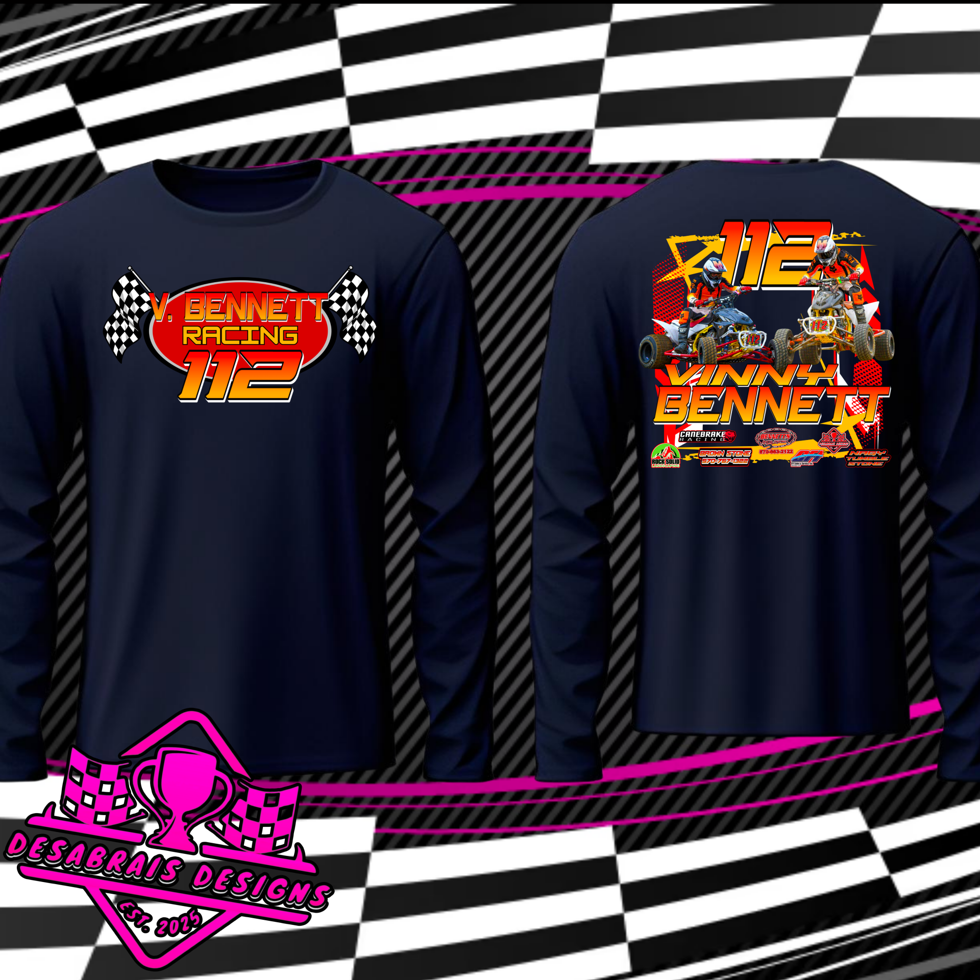 Vinny Bennett Plus Size Long Sleeve