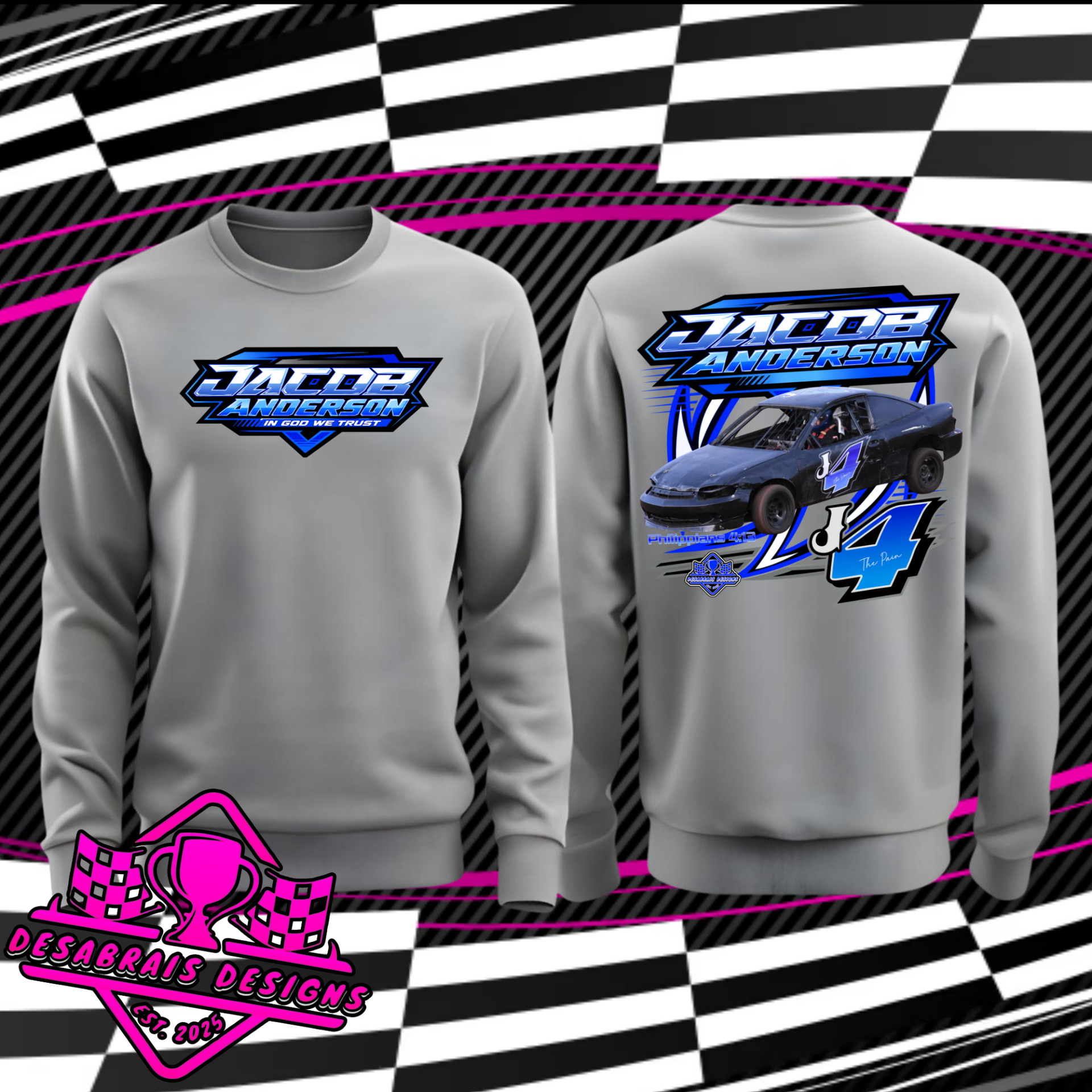 Jacob Anderson Plus Size Crew Neck