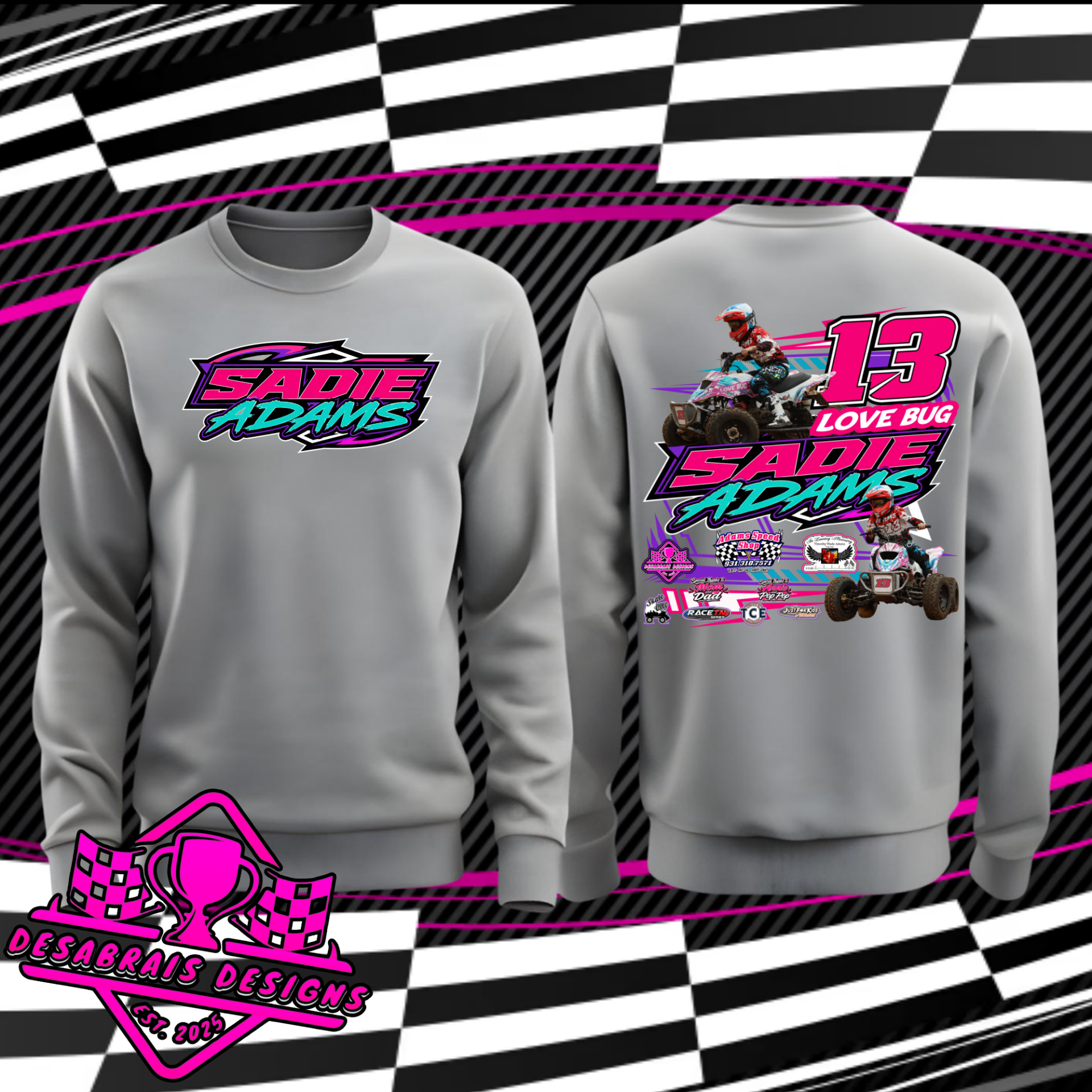 Sadie Adams Plus Size Crew Neck