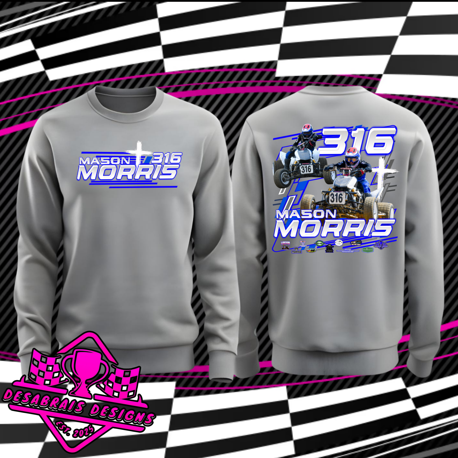 Mason Morris Plus Size Crew Neck
