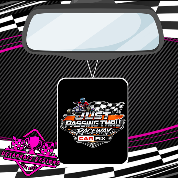 Just Passing Thru Logo Car Freshener
