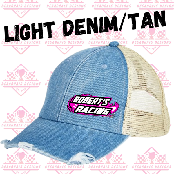 Roberts Motorsports Distressed Hat