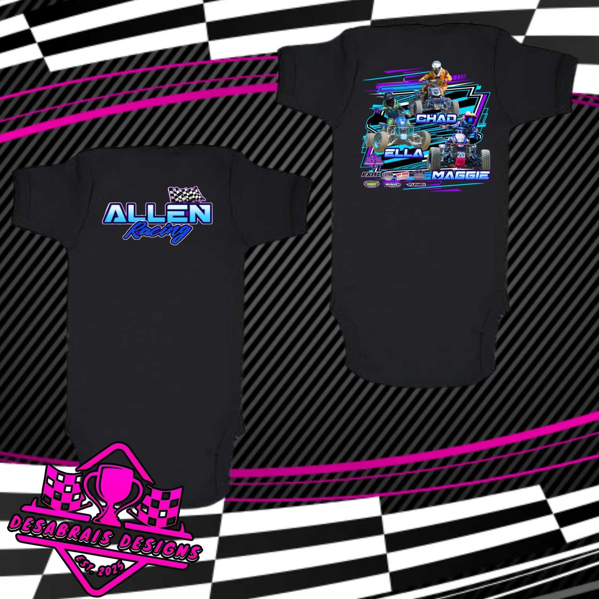 Allen Racing Onesie