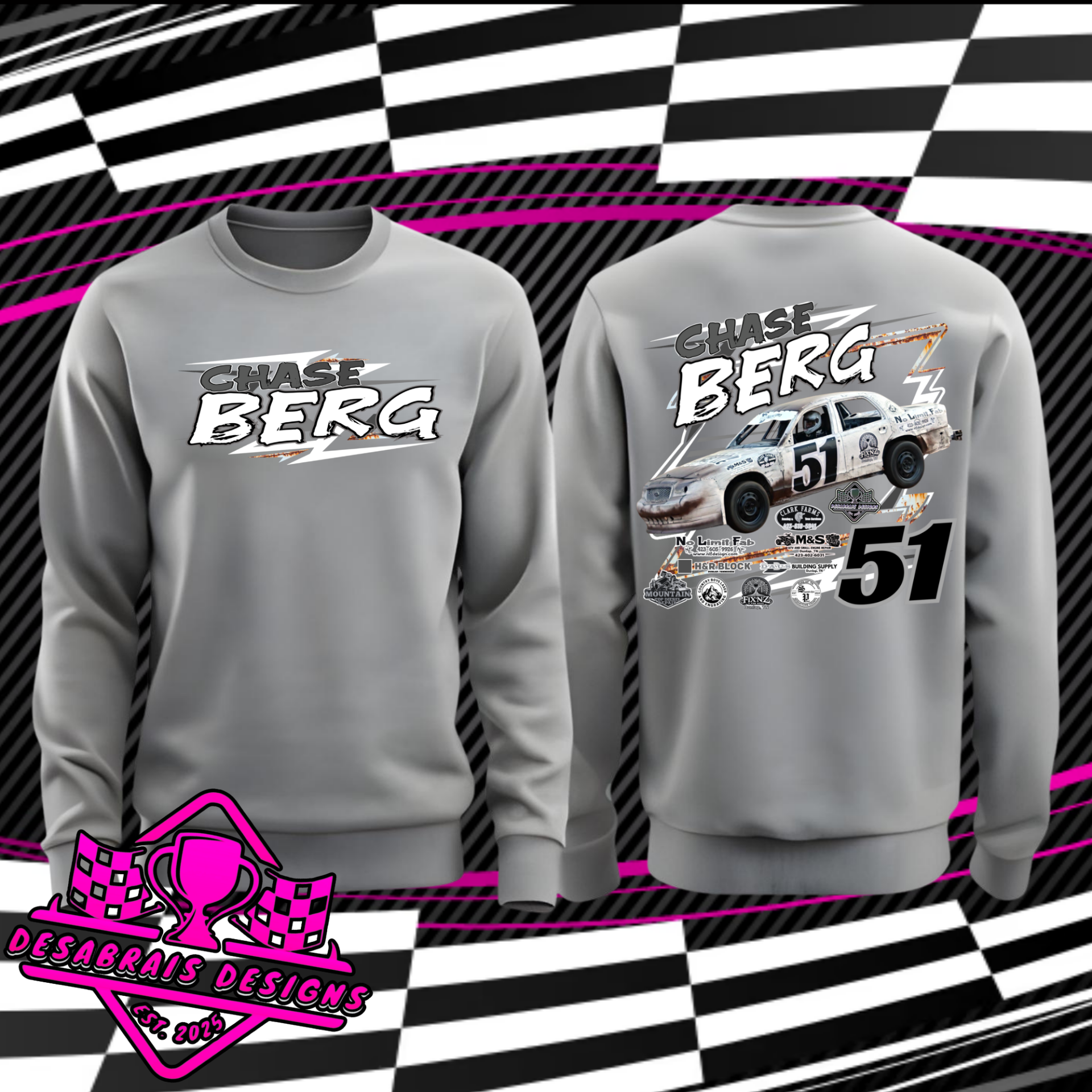 Chase Berg Plus Size Crew Neck