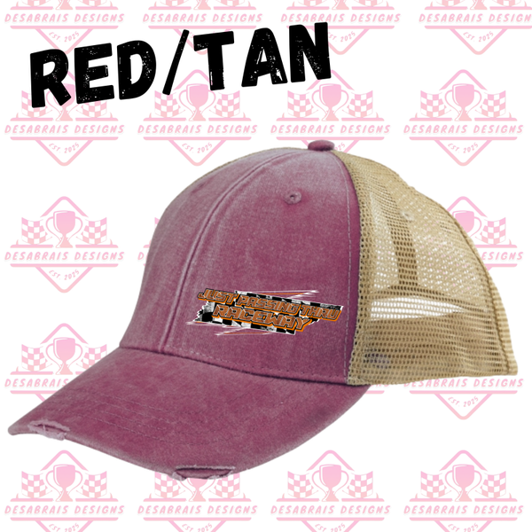 Just Passing Thru Raceway Distressed Hat