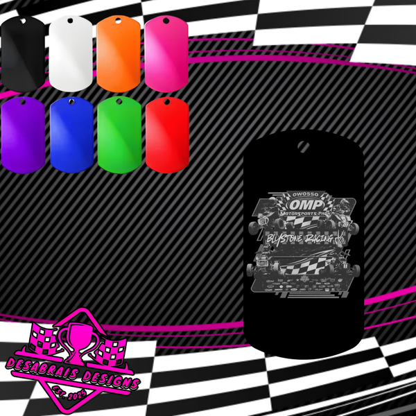 NEEDT Round 6 Dog Tag Necklace