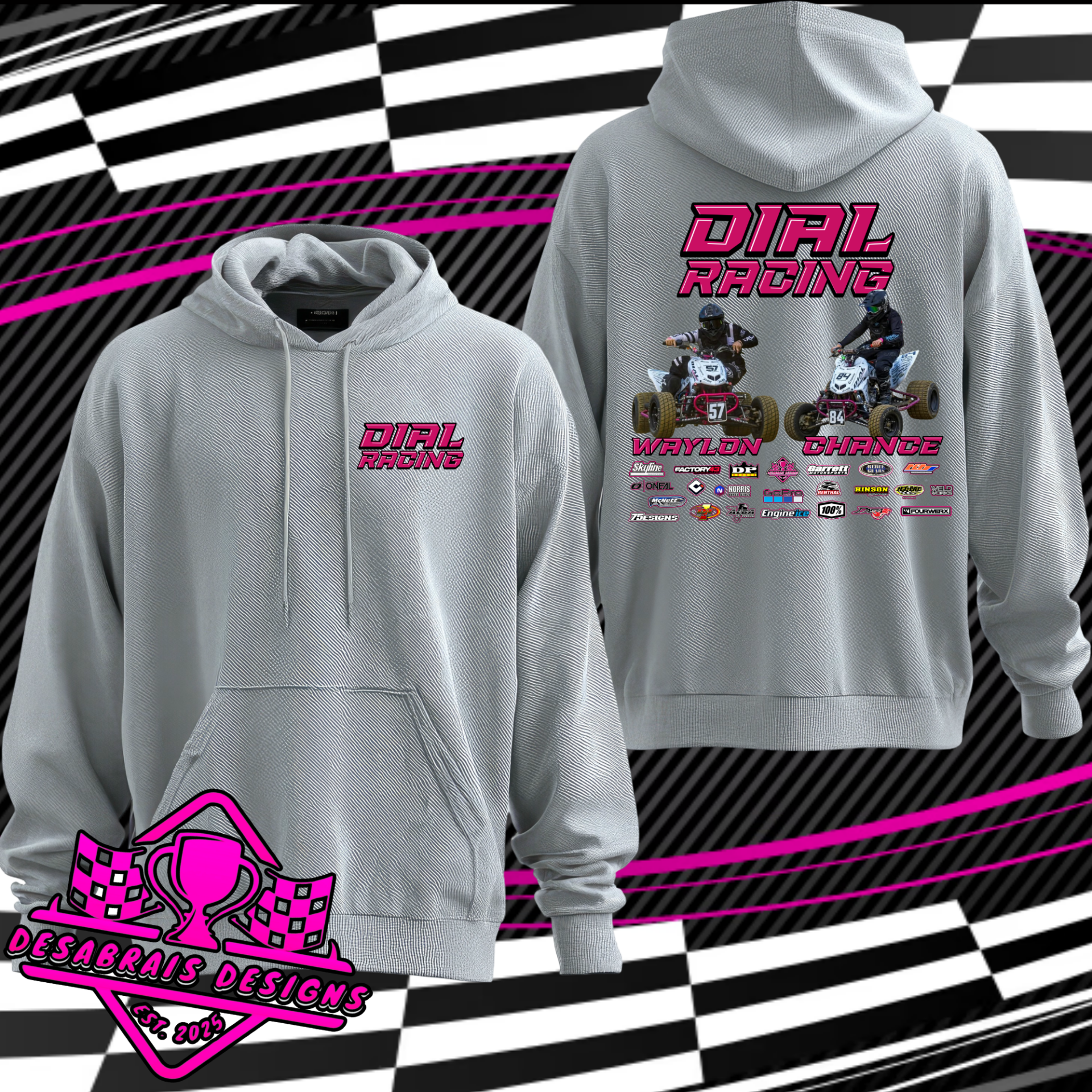 Dial Racing Hoodie's