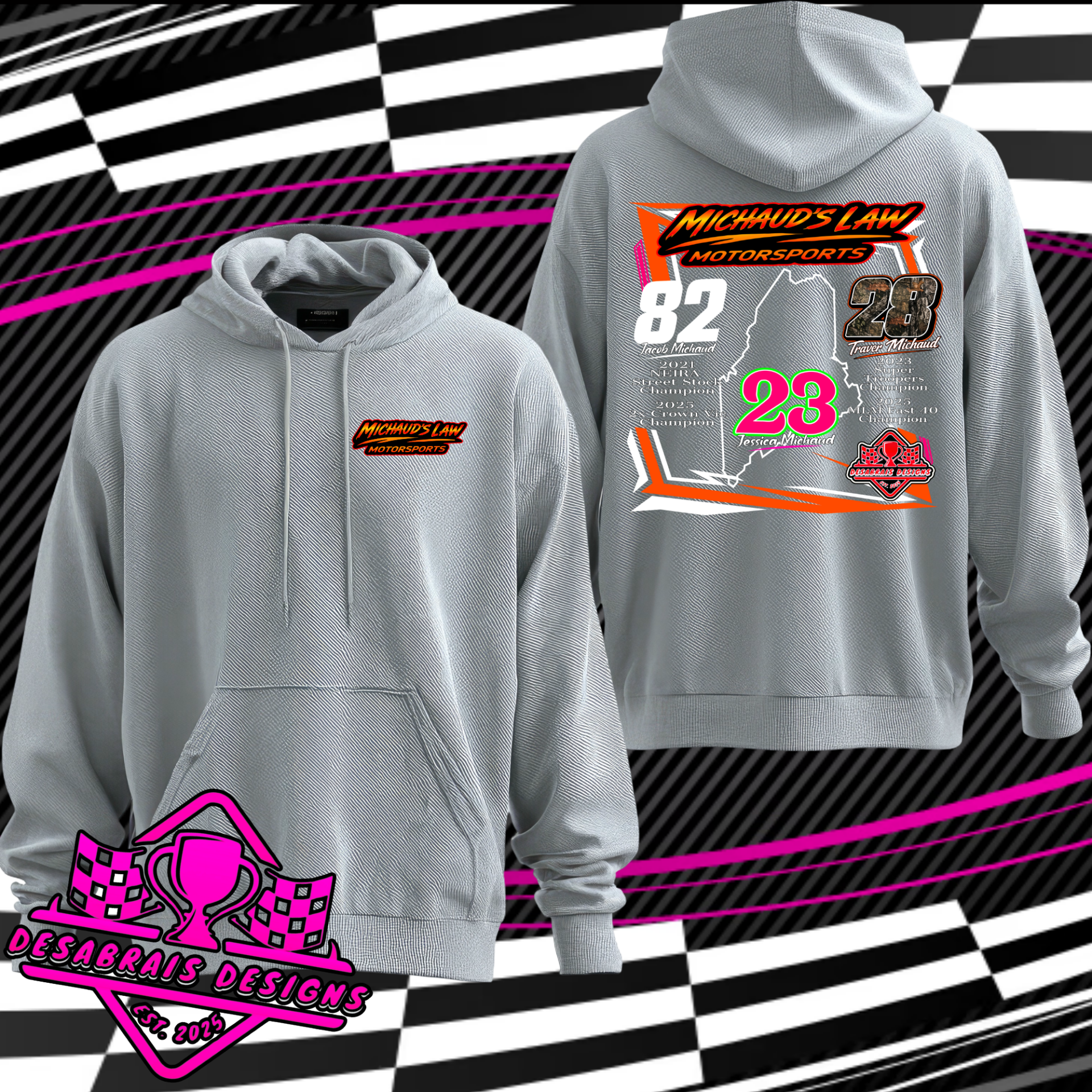 Michaud's Law Hoodie's