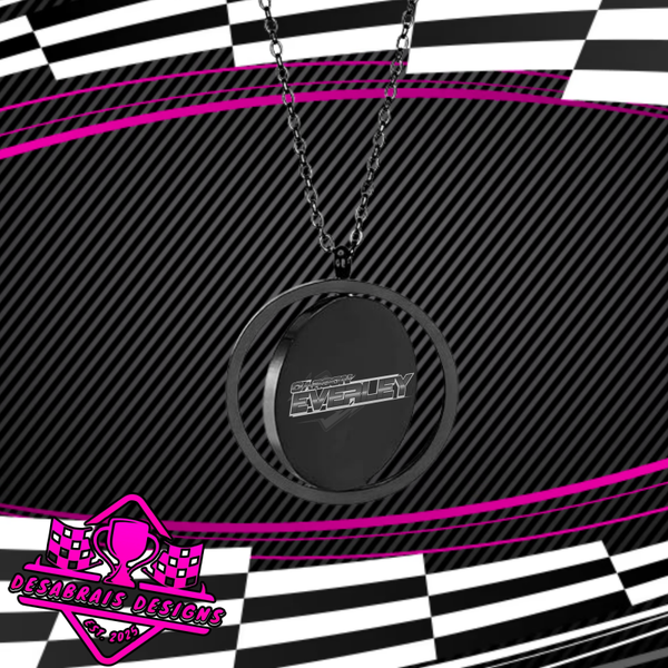Carson Everley Rotatable Round Necklace