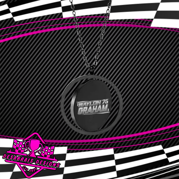 Waylon Graham Rotatable Round Necklace