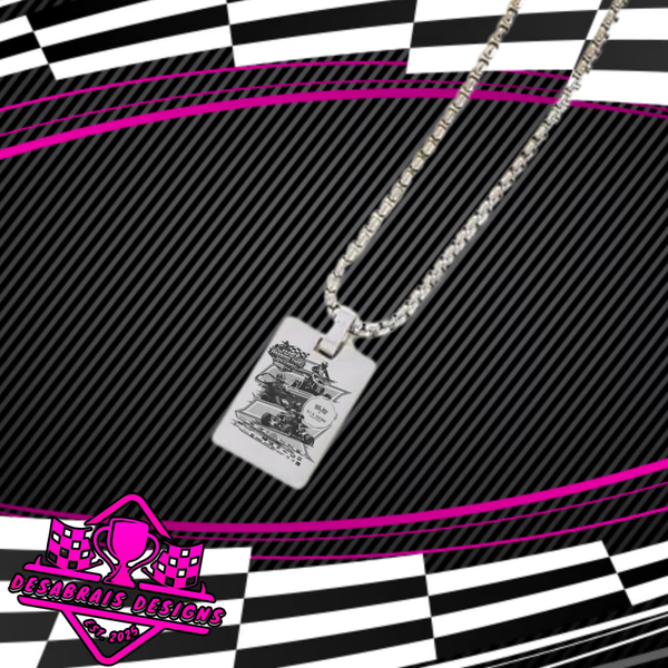 NEEDT Round 2 Box Necklace