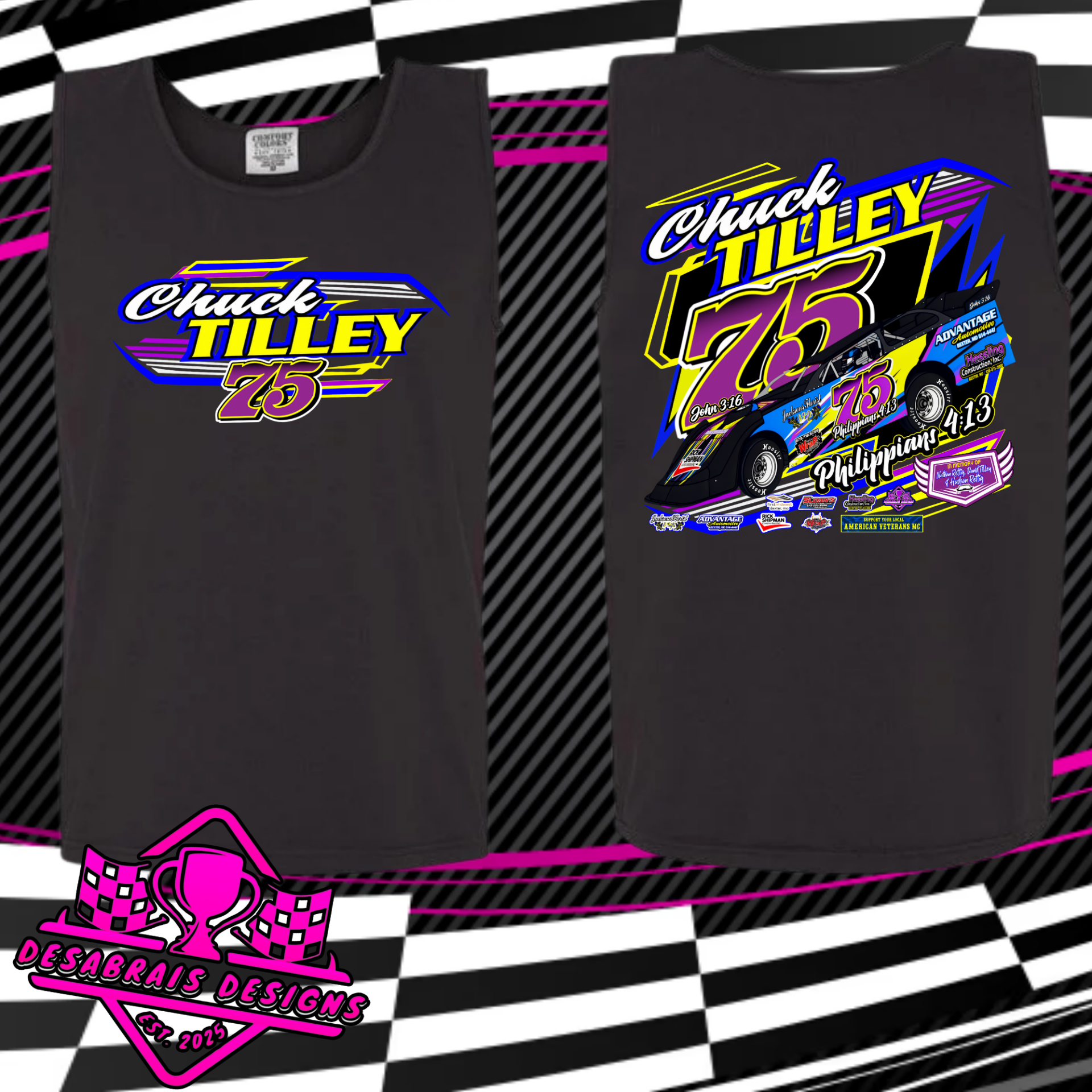 Chuck Tilley Comfort Color Tank Top