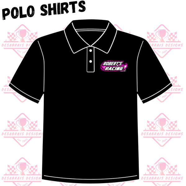 Roberts Motorsports Polo Shirts