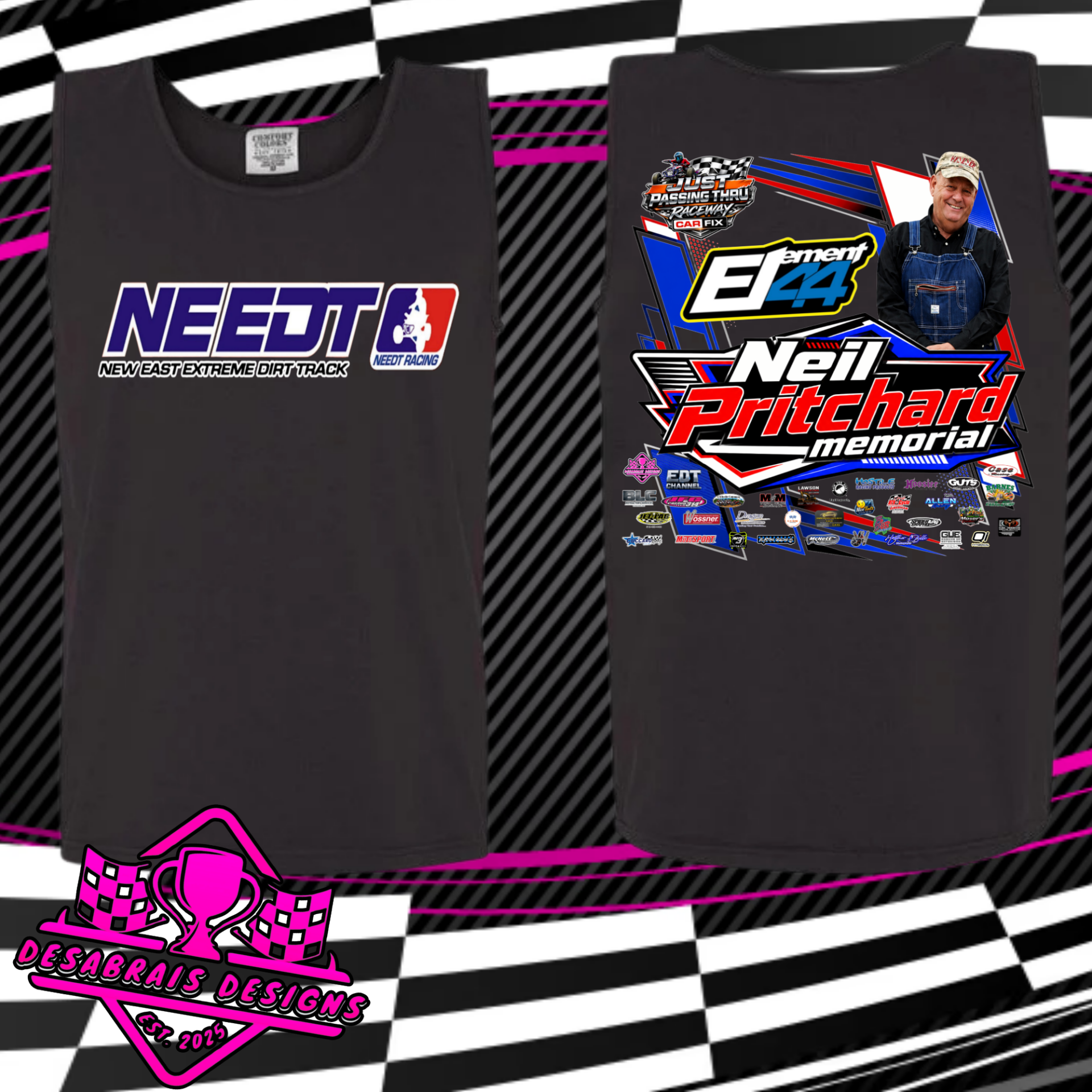 NEEDT Round 1 Comfort Color Tank Top