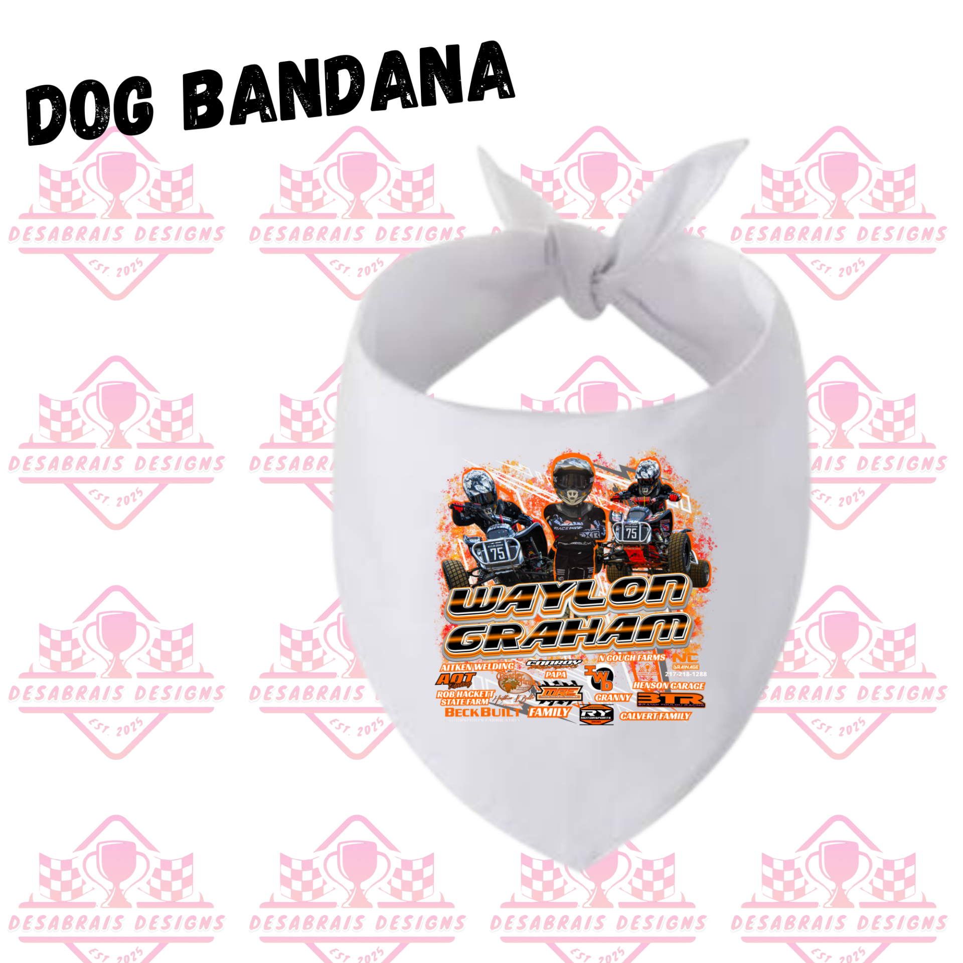 Waylon Graham Dog Bandana