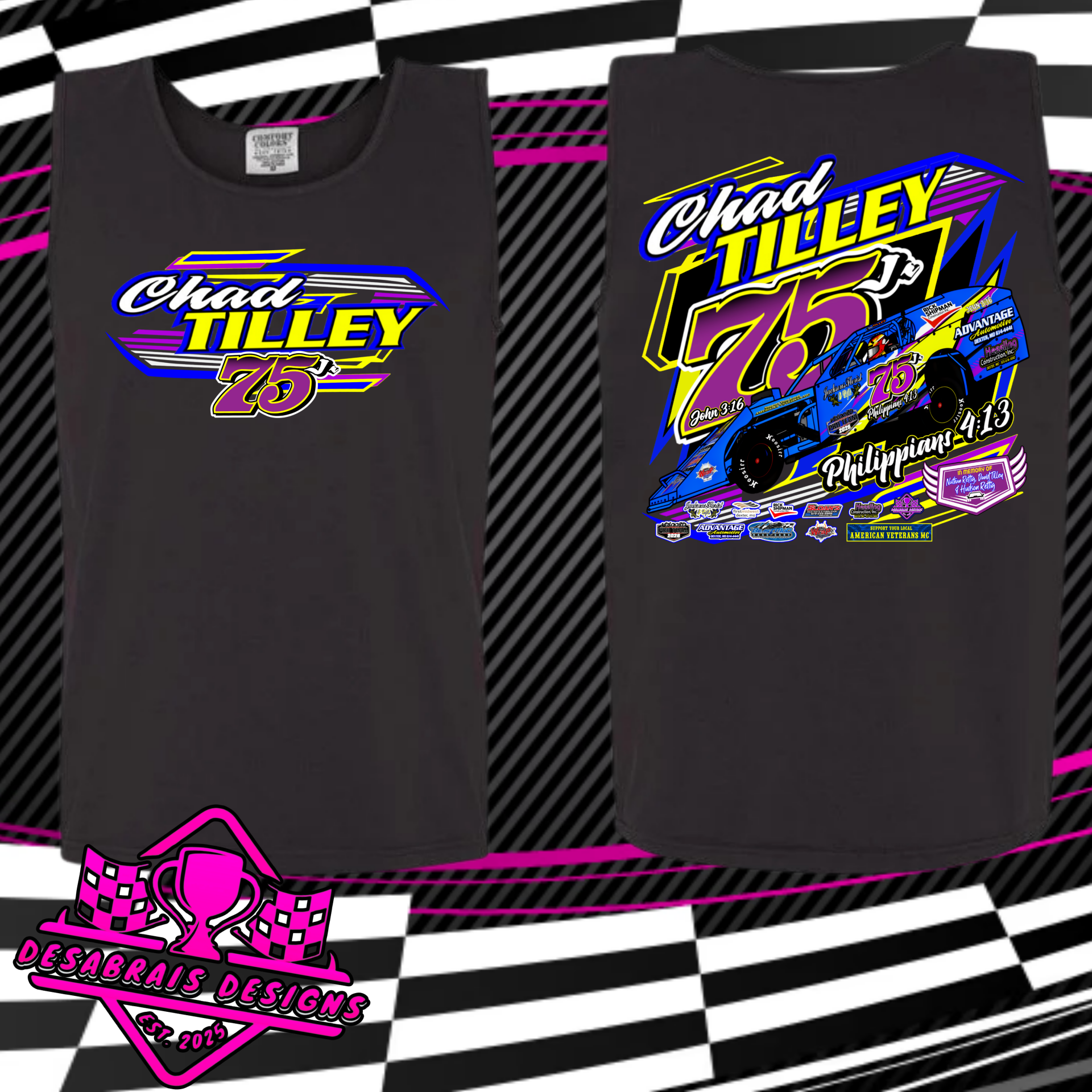 Chad Tilley Comfort Color Tank Top