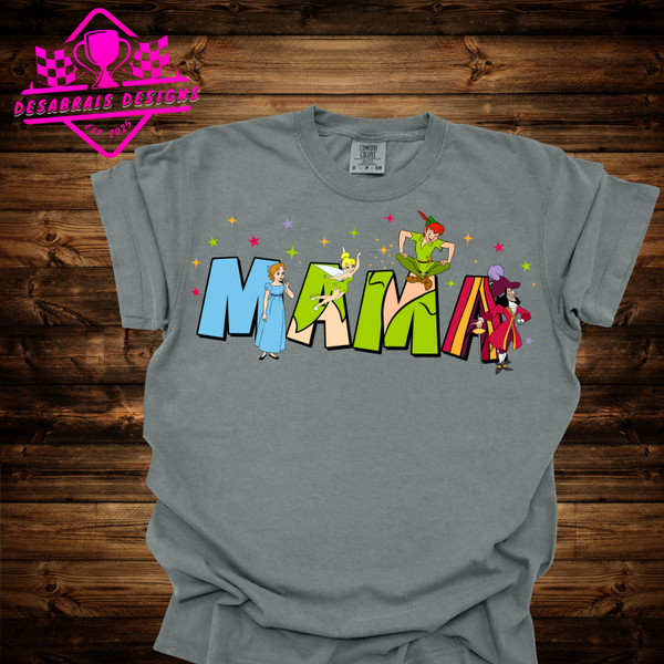 MAMA #45 Comfort Color Plus Size Tee