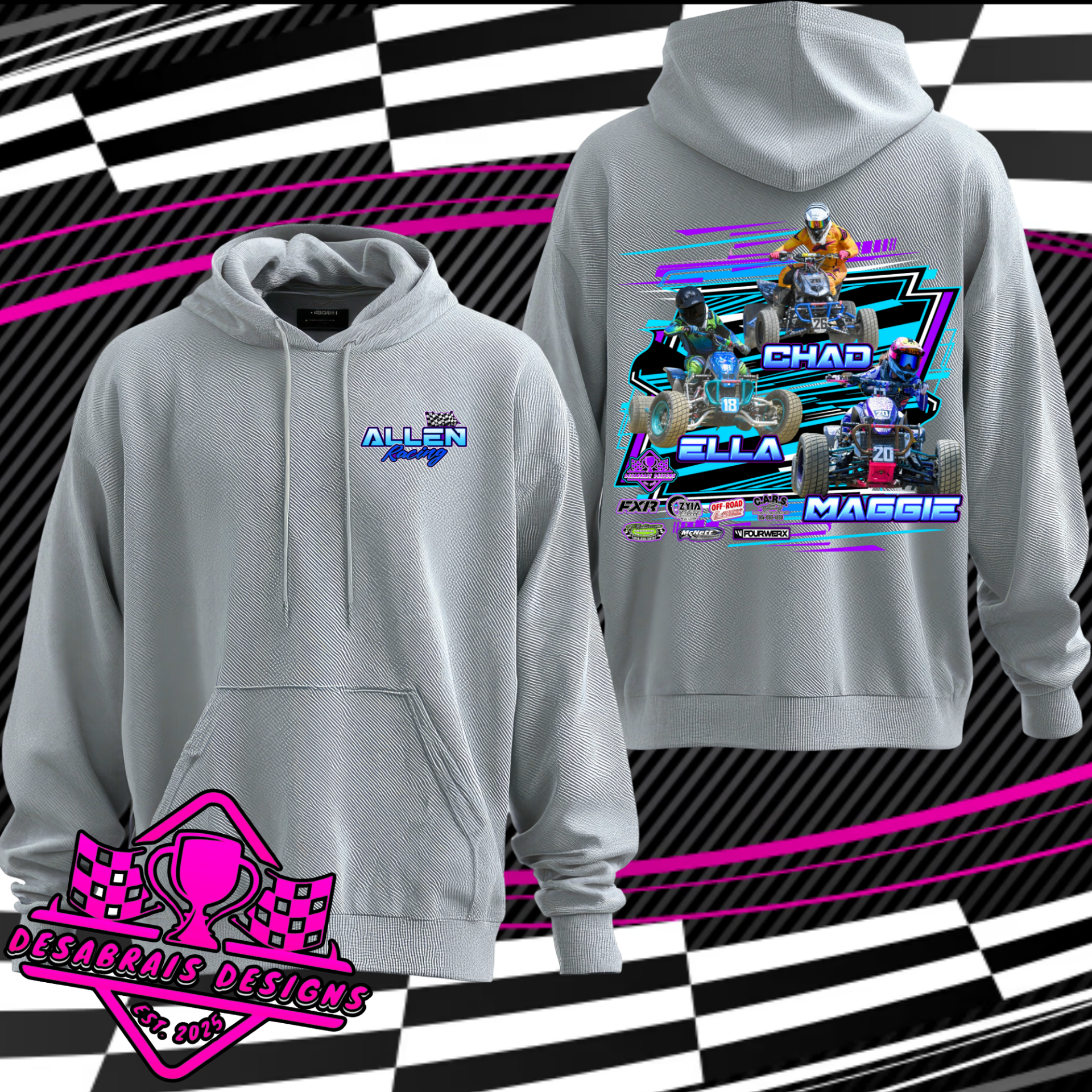 Allen Racing Hoodie's