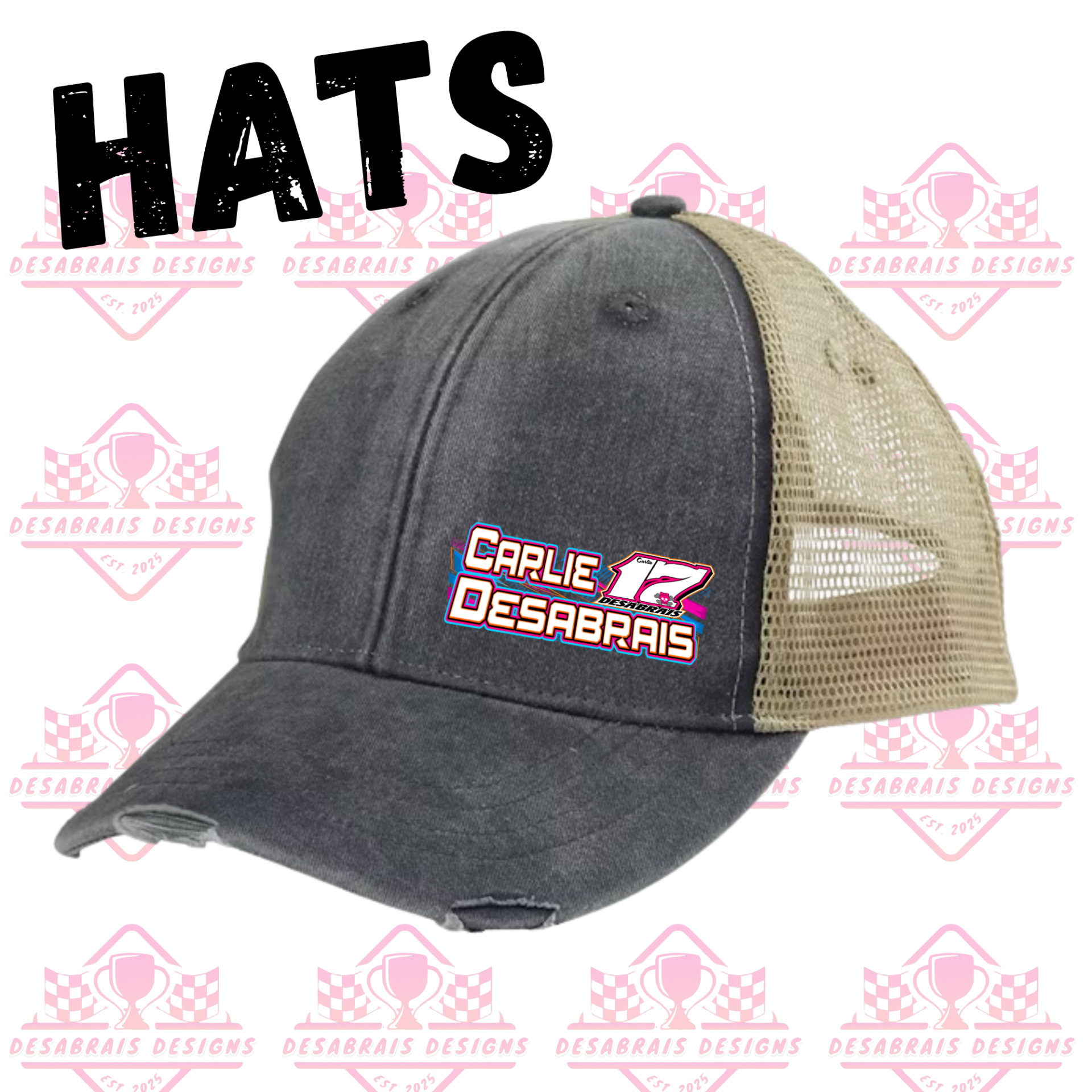 Carlie Desabrais Distressed Hat
