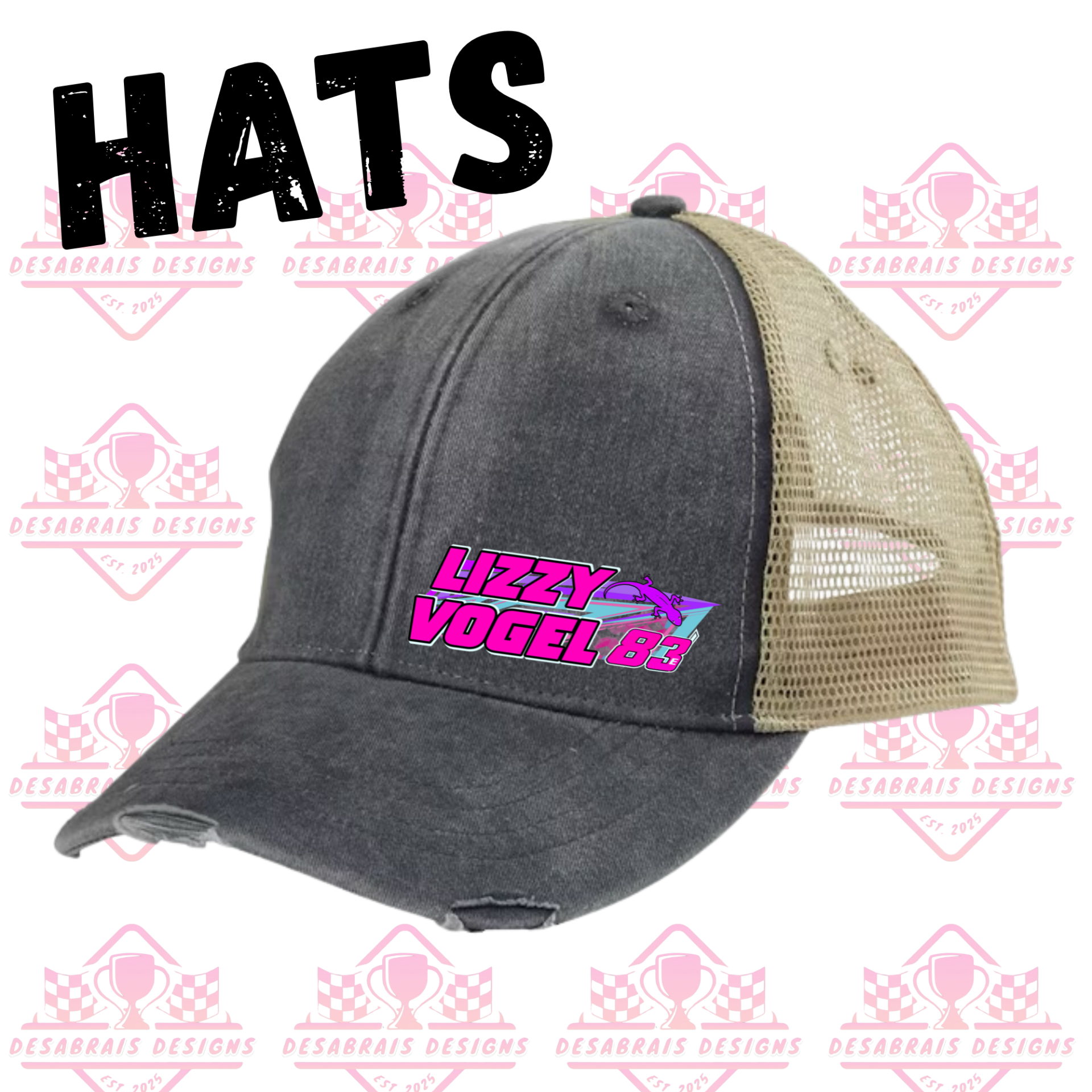 Lizzy Vogel Distressed Hat