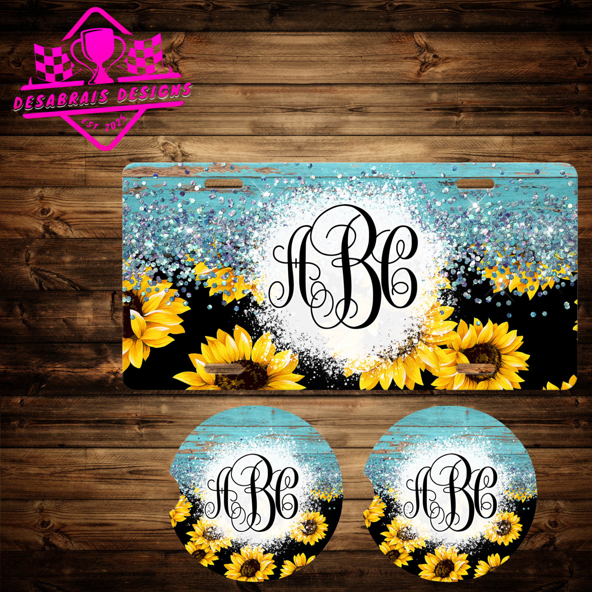 Blue Sunflower Sparkle Bundle