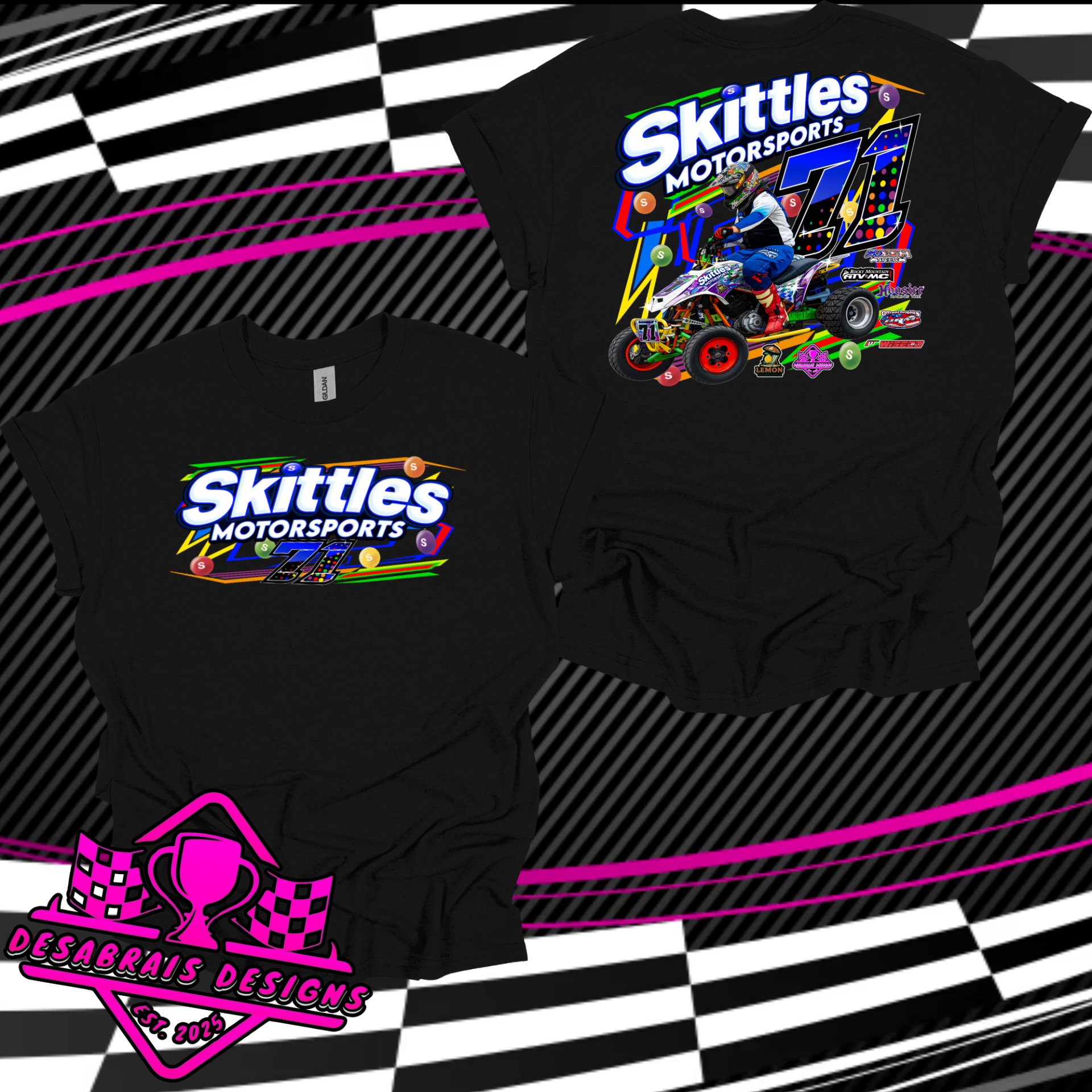 Skittles Motorsports Youth Tee