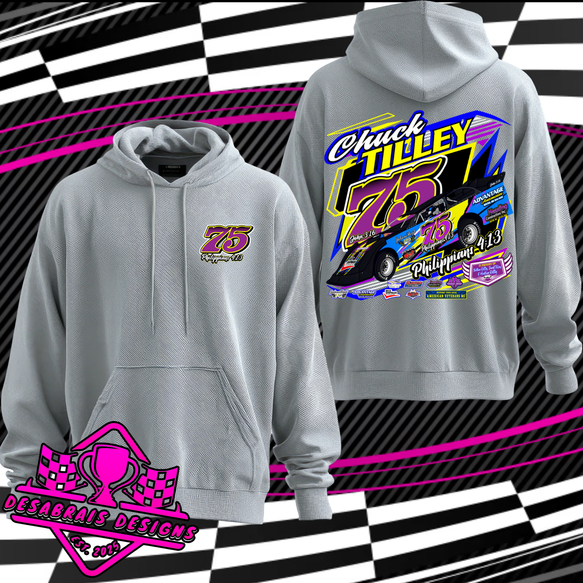 Chuck Tilley Hoodie's