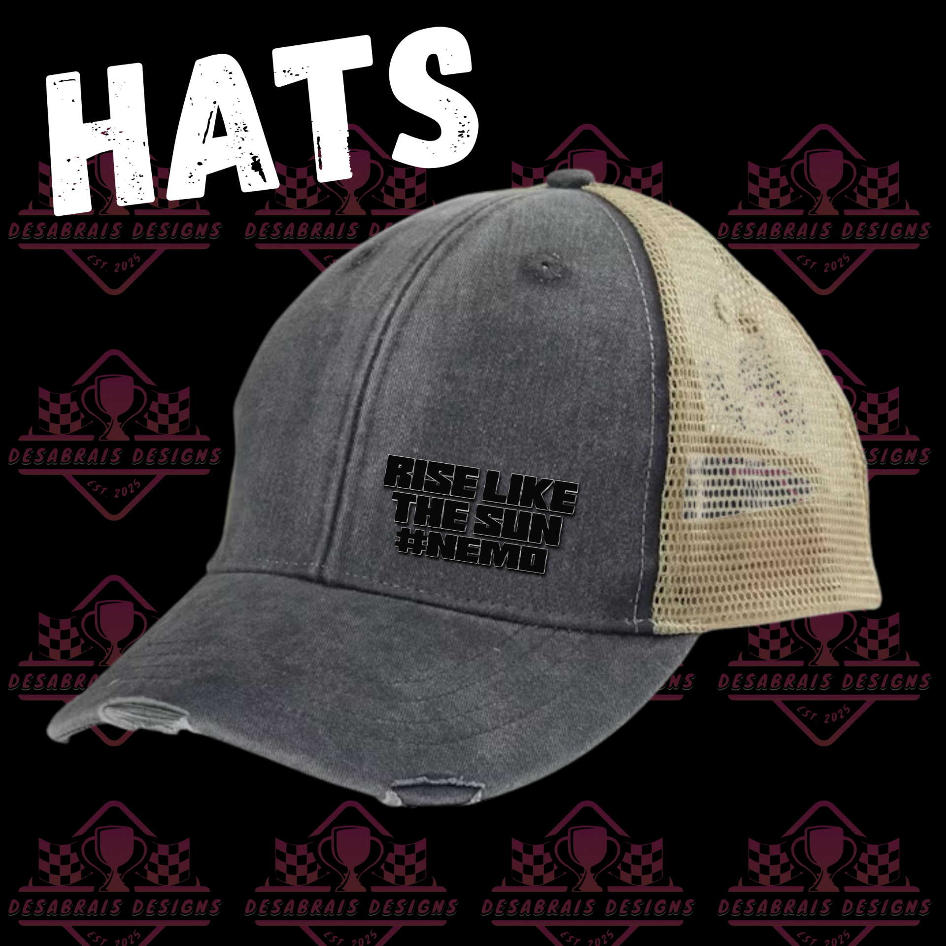 New Era Distressed Hat