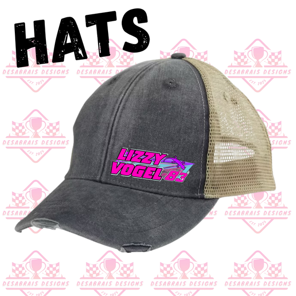 Lizzy Vogel Distressed Hat