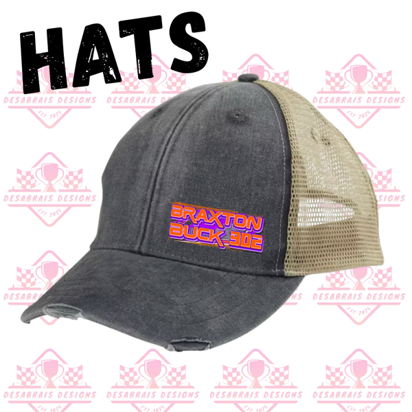 Braxton Buck Distressed Hat