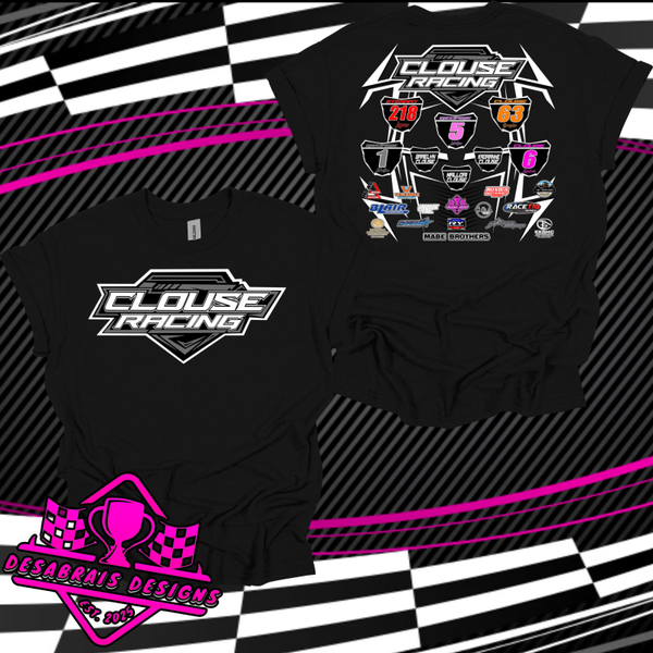 Clouse Racing Plus Size Tee
