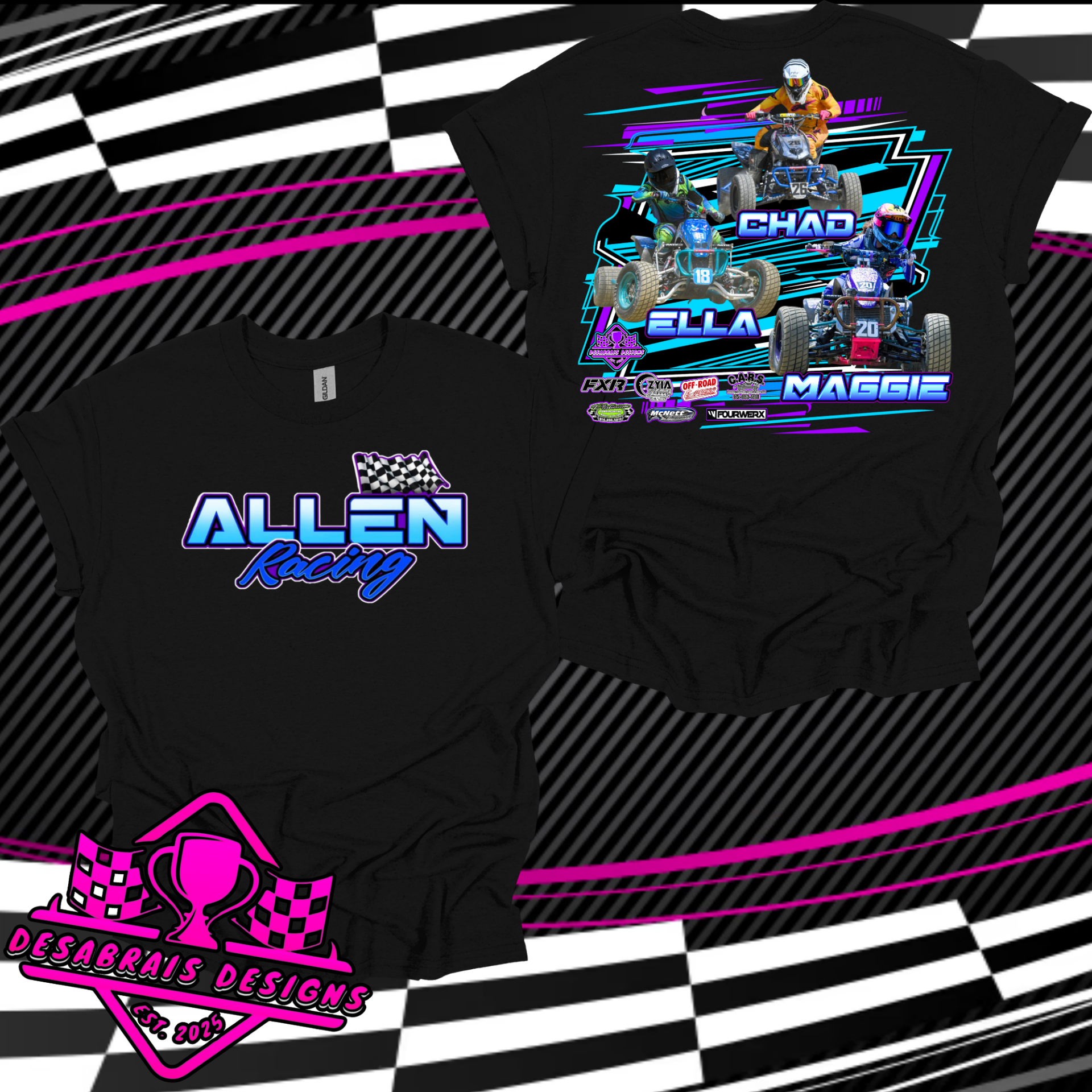 Allen Racing Plus Size Tee
