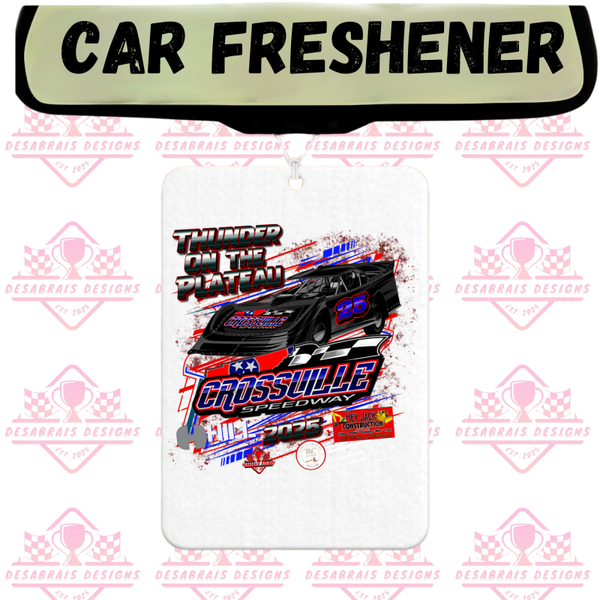 Crossville Speedway Car Freshener