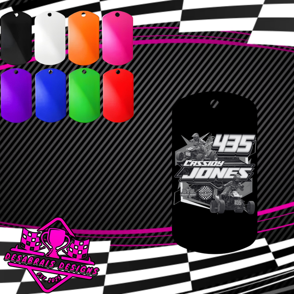 Cassidy Jones Dog Tag Necklace
