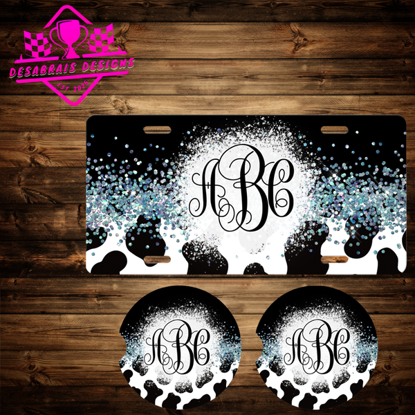 Cow Print Sparkle Bundle