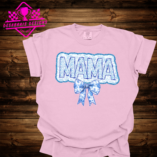 Mama Blue #65 Comfort Color Plus Size Tee