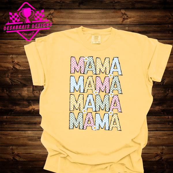 Pastel MAMA #68 Comfort Color Plus Size Tee