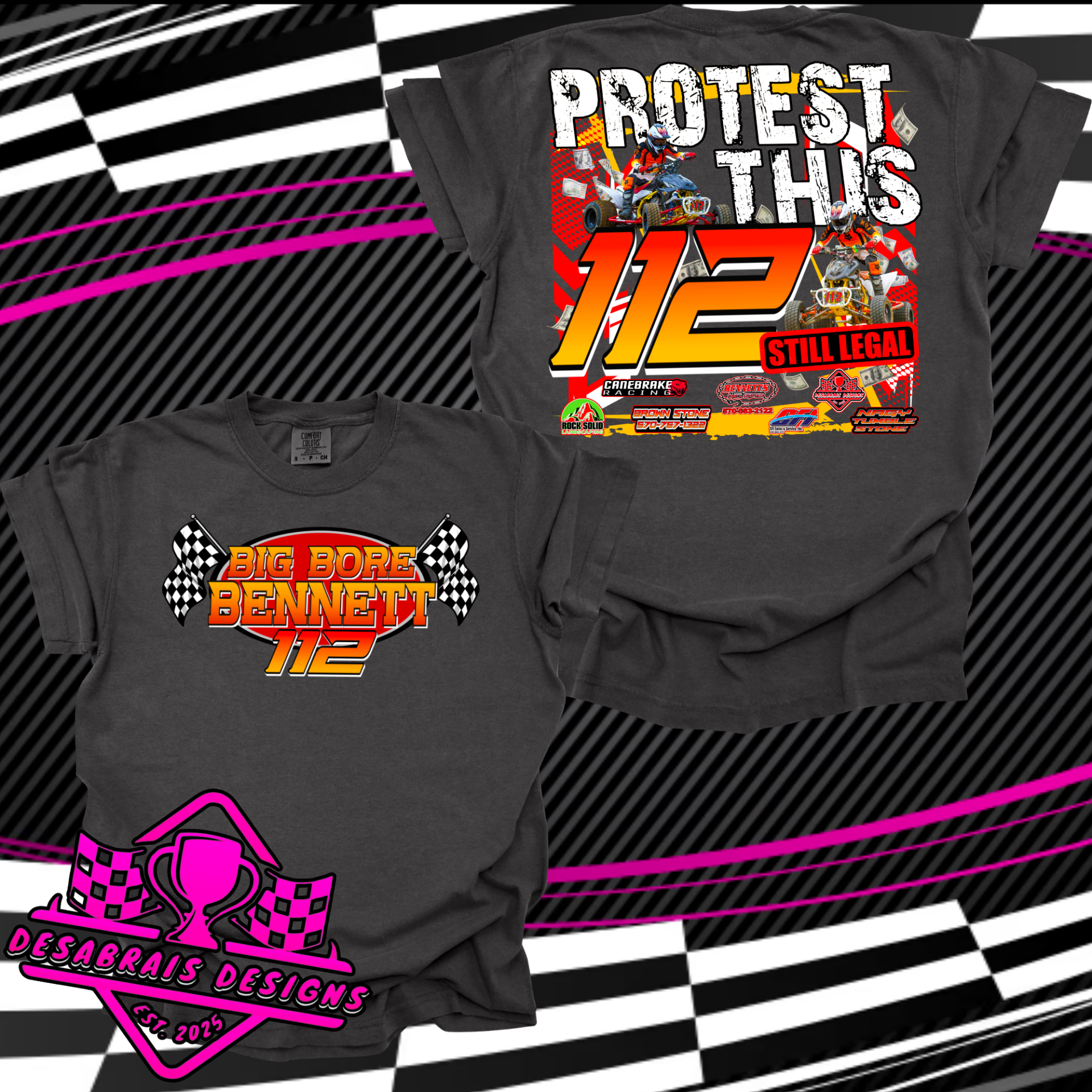 Big Bore Bennett Comfort Color Plus Size Tees