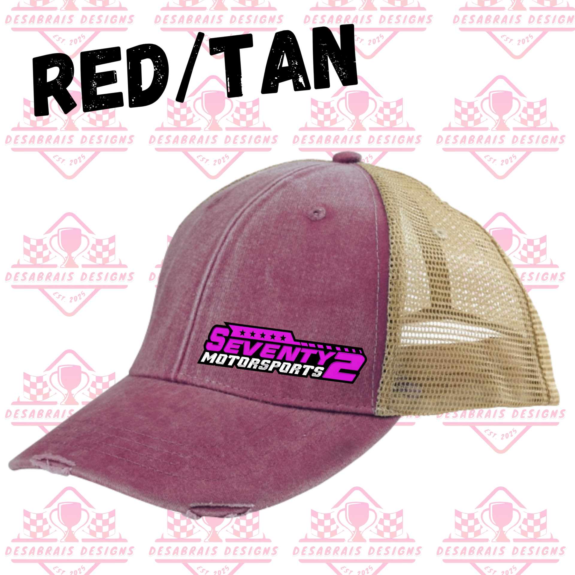 Seventy 2 Motorsports Distressed Hat