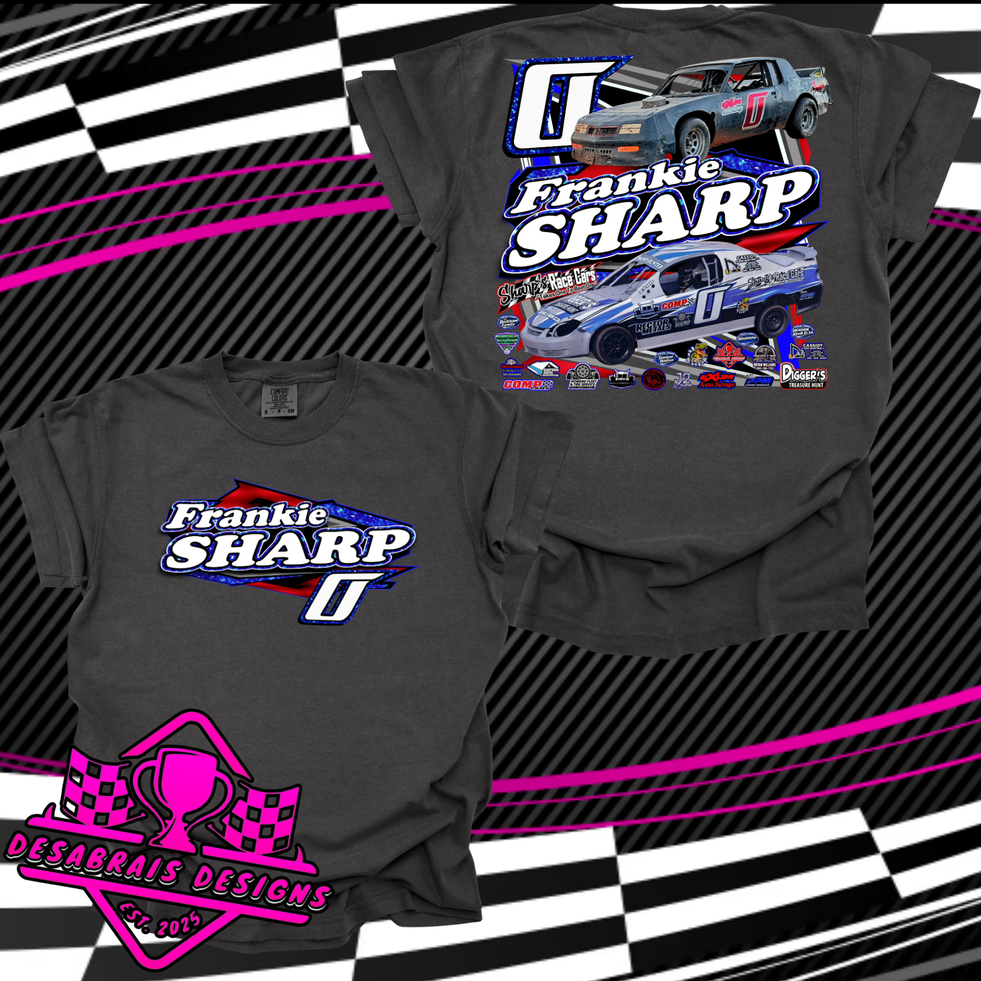 Frankie Sharp Comfort Color Tees