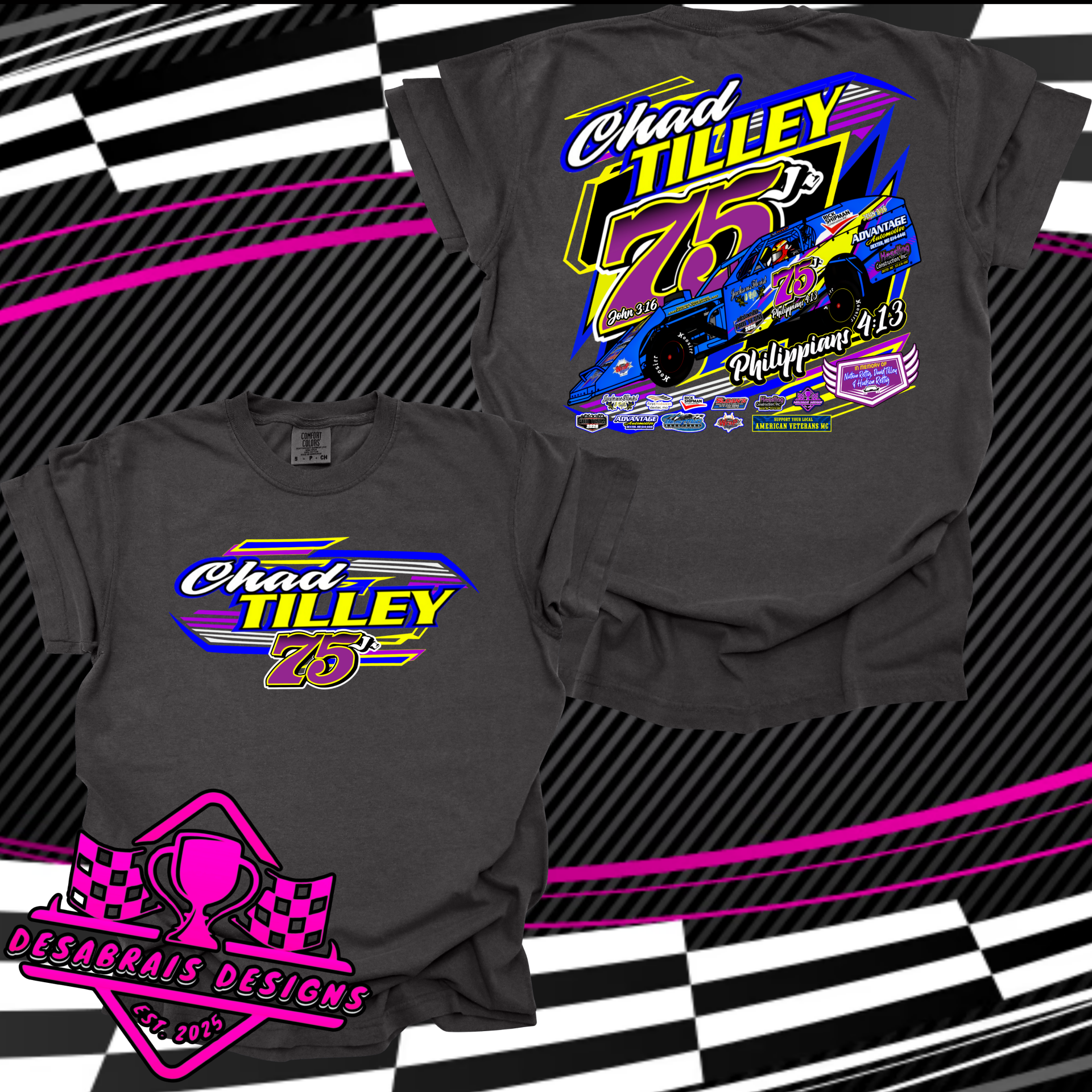 Chad Tilley Comfort Color Tees