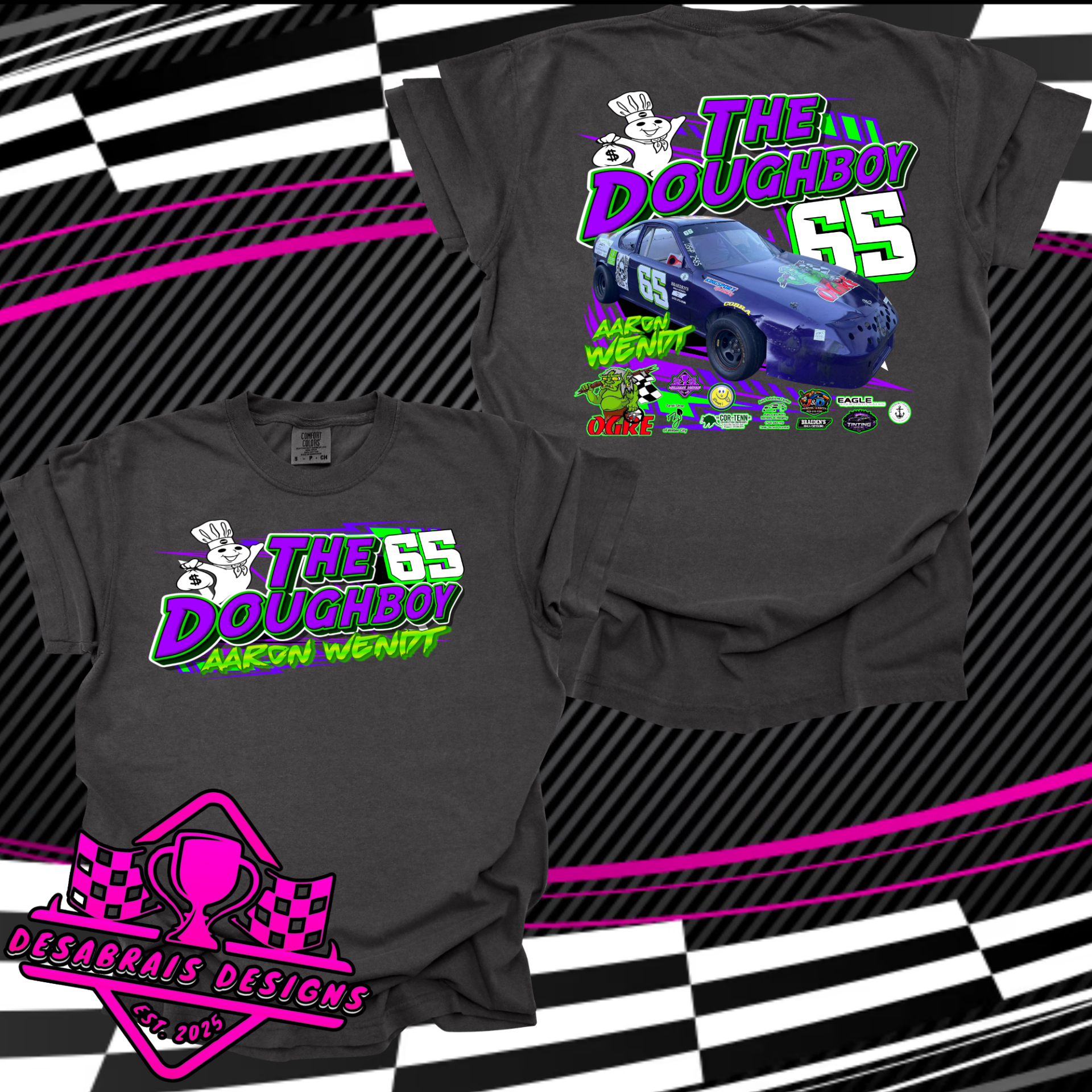 Aaron Wendt Comfort Color Plus Size Tees