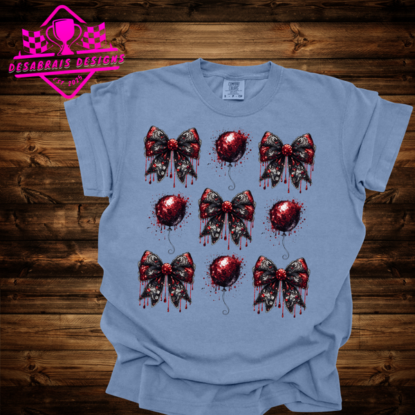 Bleeding Bows & Balloons Fall Tee