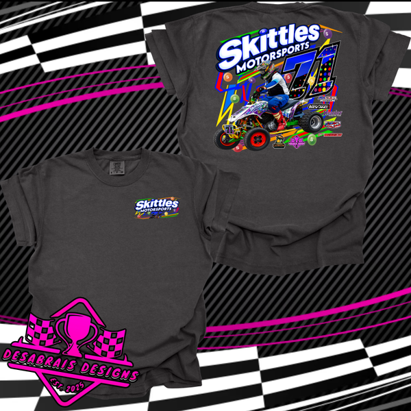 Skittles Motorsports Comfort Color Plus Size Tees