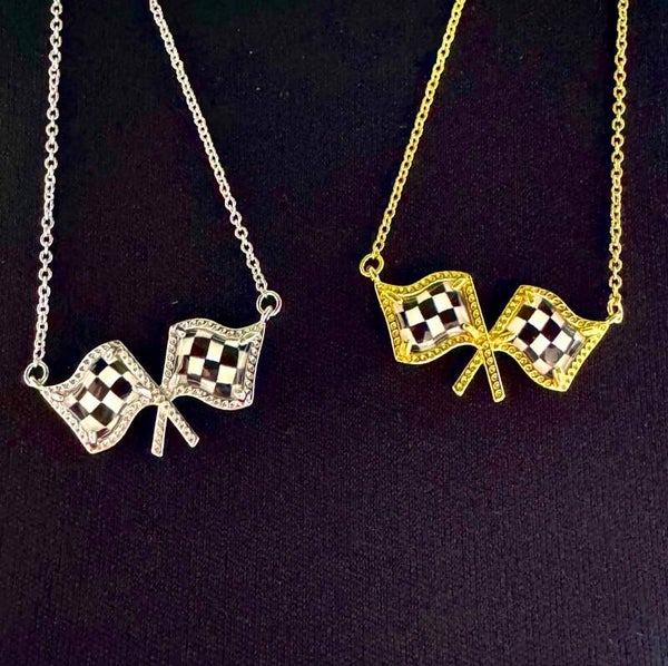 Checkered Flag Necklaces