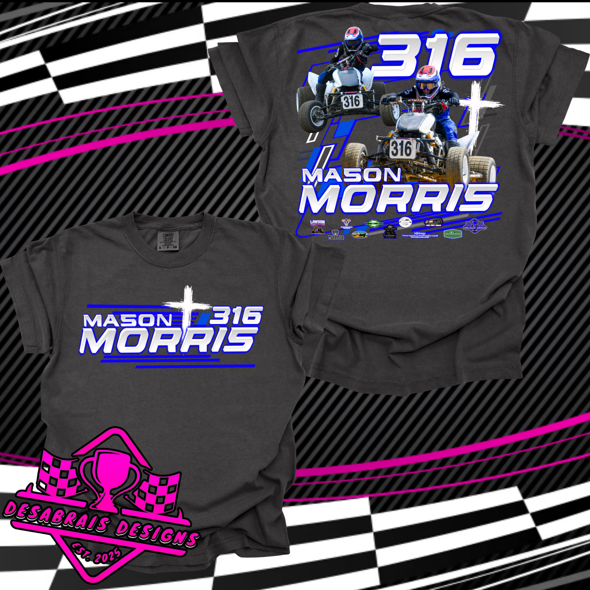 Mason Morris Comfort Color Tees