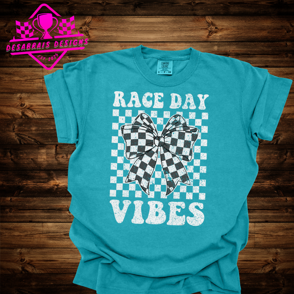 Race Day VIBES #8 Comfort Color Tee