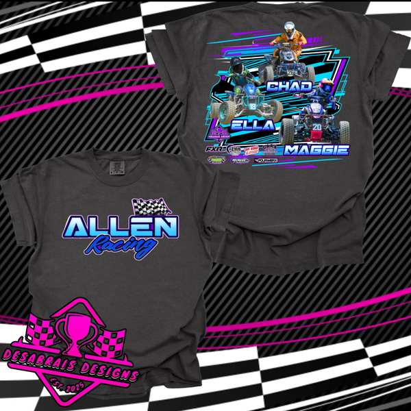 Allen Racing Comfort Color Plus Size Tees
